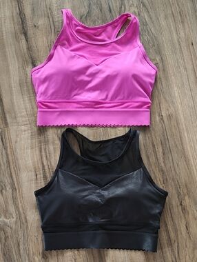 EUC Pair Zyia Star Mesh Bras